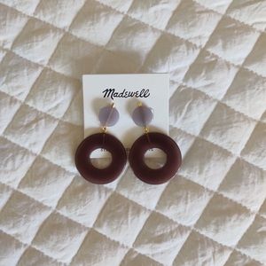 Madewell acrylic earrings
